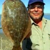 Galveston TX angler Rick Talley wade fished Rollover Bay with Berkley Gulp for this nice flounder