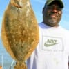 Gilbert Bedford of Houston caught this nice flounder on shrimp