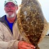 High Islander Jack Bertolino nabbed this 20 inch flounder on Berkley Gulp just before the cold front hit