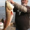 Jim Armstrong ofLexington TX took this HUGE 37 inch bull red on a finger mullet