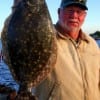 Jim Hosea of Coldspring TX nabbed this nice flounder on a finger mullet