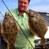 League City angler Mike Godfrey waded Rollover Bay with Berkley gulp for these 20 inch flatfish