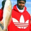 Pedro Willis of Houston nabbed this nice 27 inch slot red on a finger mullet