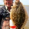Rick Talley of Galveston nabbed this nice 17 inch flounder on Berkley Gulp