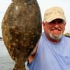 Robert Broussard of Beaumont nabbed this nice 18 inch flounder while fishing a finger mullet