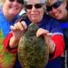 The Three Stoogette's of Lindale TX managed to wrangle up this nice flounder while fishing shrimp