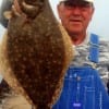 Tony Lordson of Rapid River Michigan took this 20-plus inch flounder on a finger mullet