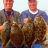 Brother anglers Robert and Kevin Falk of Anahuac TX took these nice flounder while fishing Berkley Gulp