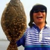 Chuck Vhang of Houston nabbed this nice flounder on a finger mullet