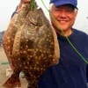 Dallas angler Kil Yoo caught these two nice flounder on finger mullet