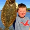Joshua Wallace of Houston fished a finger mullet to nab this nice flounder