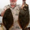 Ron Henry of Katy TX out-fished his buddies for these nice flounder taken on finger mullet