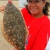 Sharon McKay of Spring TX took this nice flounder on a finger mullet