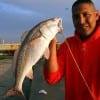 Active duty soldier Adrian Rodriquez of Ft. Hood TX took this 27 inch slot red on shrimp