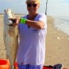 Darlene Caffey of the Crazy Fisherman Crew took this 32 inch Bull Red while fishing the Monster Baiter Tournament