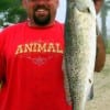 Donnie Lucky Lucier of Winnie TX thumped this 6 lb speck fishing on a soft plastic