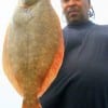Former Marine Recon Jimmy Young of Houston took this nice flounder on shrmp