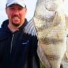 Jody Wright of Houston fished live shrimp for this nice drum