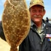 Joe Boyd of Dayton TX landed this nice flounder caught on live shrimp
