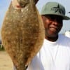 Larry Tims of Houston took this nice flounder on shrimp