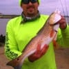 Nate Sanford of Humble TX nabbed this nice 23 inch slot red on a finger mullet