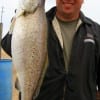 Batson TX angler Robert Murphy caught and released this 28inch - 8plus lb HAWG SPECK while fishing a P-704 MirrOlure