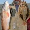 Brian Luckie of Winnie TX nabbed this slot red and keeper flounder on Berkley Gulp