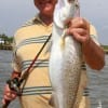 Chuck Meyers of Gilchrist TX nabbed this nice 24inch- 6lb speck while working a T-14 Mini-Mirror