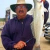 Don Kernan of Port Bolivar TX nabbed this nice 4.11 lb speck on a mirror lure