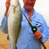 Gilchrist TX angler Chuck Meyers caught this 27inch- 7.2 lb speck on soft plastic