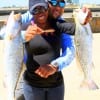 Houston angling couple Eric and Shay took these nice 3 and 4lb specks on a T-28 MirOlure