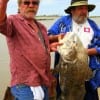 Kevin Berry of Channel View caught and released this HUGE 40inch- 35lb drum that Patrick Rahde netted for him