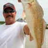 Mike Therell of Point Blank caught and tagged this 29inch red he took on a finger mullet