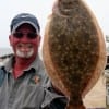 Richmond TX angler Ed Worthey took this nice flounder on live shrimp
