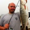 Rick Stanfield of Friendswood TX fished soft plastic to fetch this nice 24inch- 6lb speck