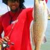 Son of Robert, Clarence Singleton from Houston fished a free-lined shrimp for this nice 23inch speck