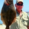 Tarkington Prairie angler Frank Bunyard fished a finger mullet to catch this nice flounder