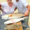 The Therells of Point Blank TX tailgated their Rollover Pass Slam of trout, redfish, and flounder