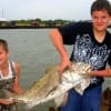 The Walker Boys of League City TX wrestle this HUGE drum that 8yr old Stephen caught on shrimp