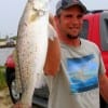 Tommy Turner of Alvin TX caught this really nice 22inch- 4 lb speck on a Hot Pink MirrOlure