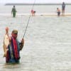 Wading Rollover Bay with soft plastics put redfish, flounder, and trout on Donnie Lucier's stringer