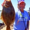 Briarcliff TX angler Stuart Yates nabbed this nice 19inch flounder on a soft plastic