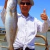 Dallas angler Mike Chiu fished a live shad to catch this really nice 24inch Speckled Trout