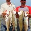 Fishin buds Chris Robbins and Jason Hall of Cedar Park fished live shad to collect these nice specks