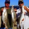 Greg Goin and Coach Elliott teamed up at the pass to catch specks
