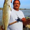 Port Bolivar angler Don Kernan fished a Rat-L-Trap to land this nice 25 inch- 6 lb gator-speck