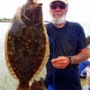 Shelby Camp of Thickett TX nabbed this nice flounder while fishing a finger mullet