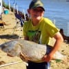Ten yr old Clayton Watts of Nederland TX has a BIG FISH STORY to tell his school buddies about the 36inch tagger Bull red he caught on shrimp- WTG Clayton