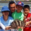 The Vi Nguyen family of Houston fished shrimp for this nice sheepshead