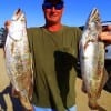 Trout Angler Greg Goins nabbed these nice 5 and 6lb specks on a T-28